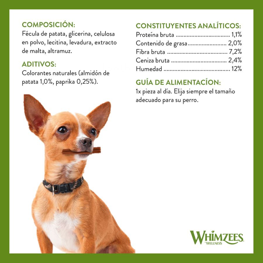 14 barritas Whimzees Snacks Dentales Stix para perros de razas medianas, , large Imagen numero 3